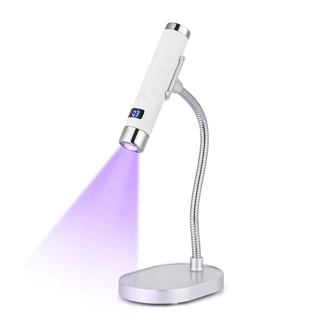 Secador UV Profesional 2 en 1: Manicure Manos Libres con Temporizador Inteligente
